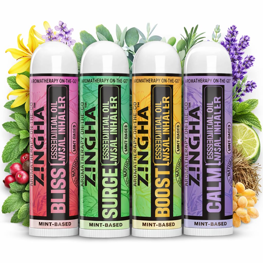 Amazon.com: Z!NGHA Natural Aromatherapy Nasal Stick Boost Focus