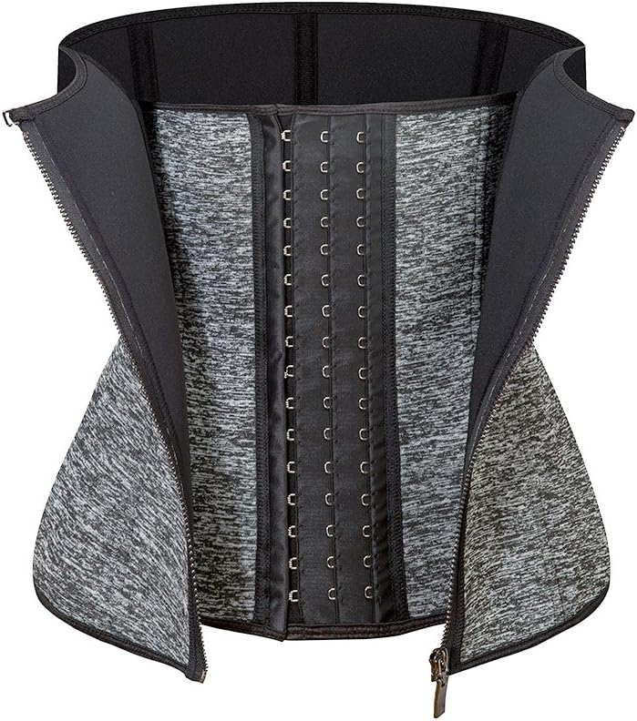 Amazingjoys Waist Trainer Corset for Weight Loss Tummy Control Body Shaper Neoprence Workout Sweat Belt Shapewear for Women