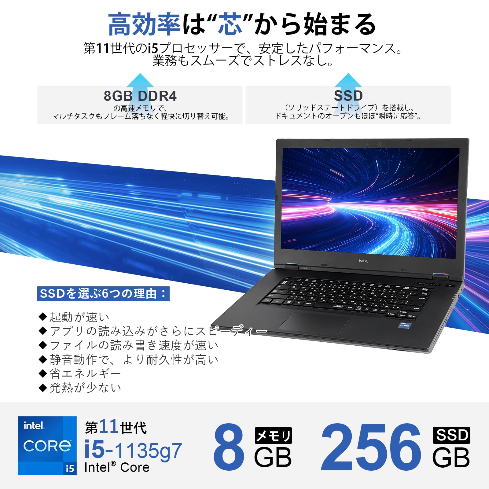 Amazon.co.jp: 【整備済み品】NEC ノートパソコン 中古 VersaPro