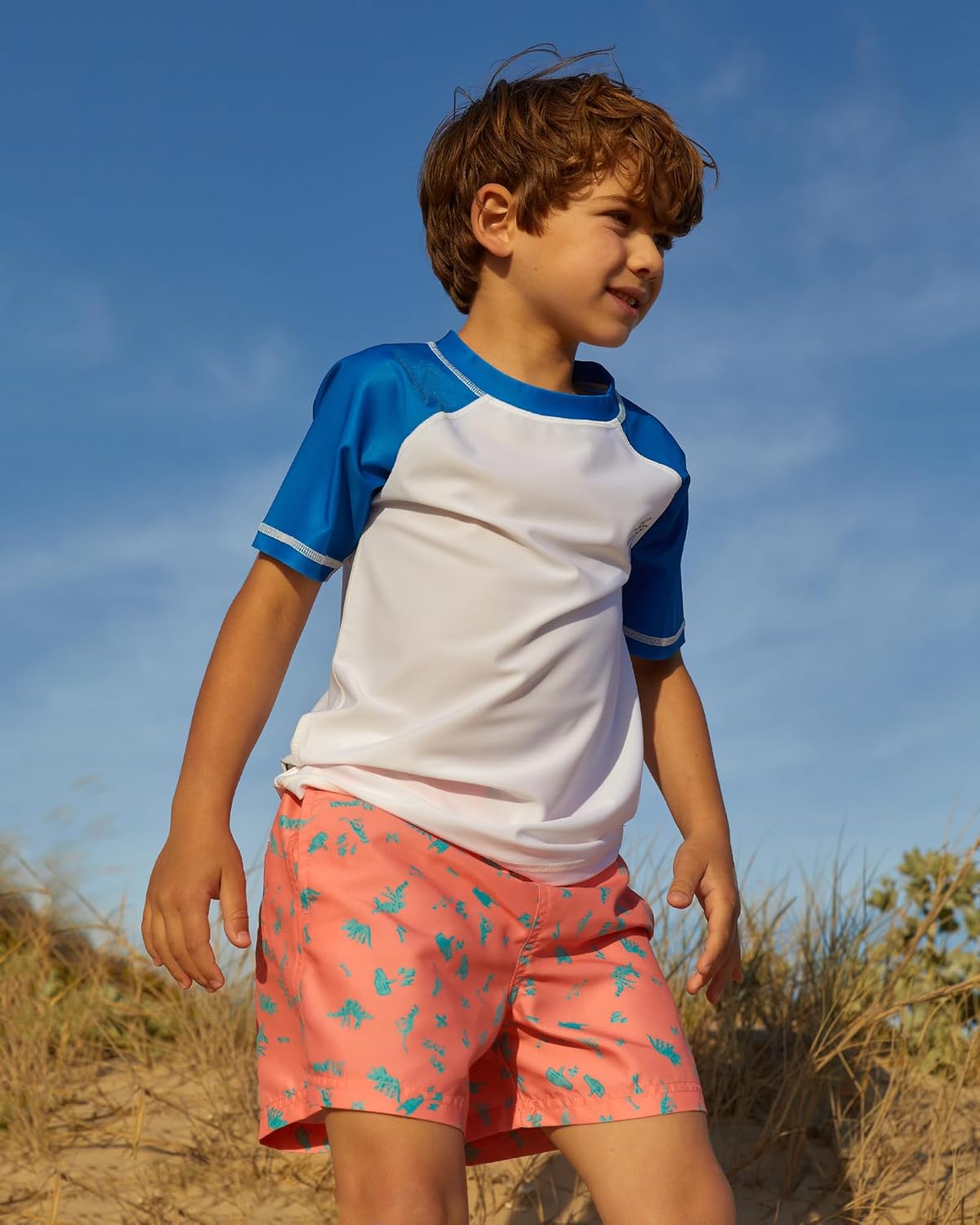 maamgic Swim Trunks Boys Quick Dry Toddler Bathing Suits for Kids Swimsuit Above The Knee Boys Swim Shorts - Image 2