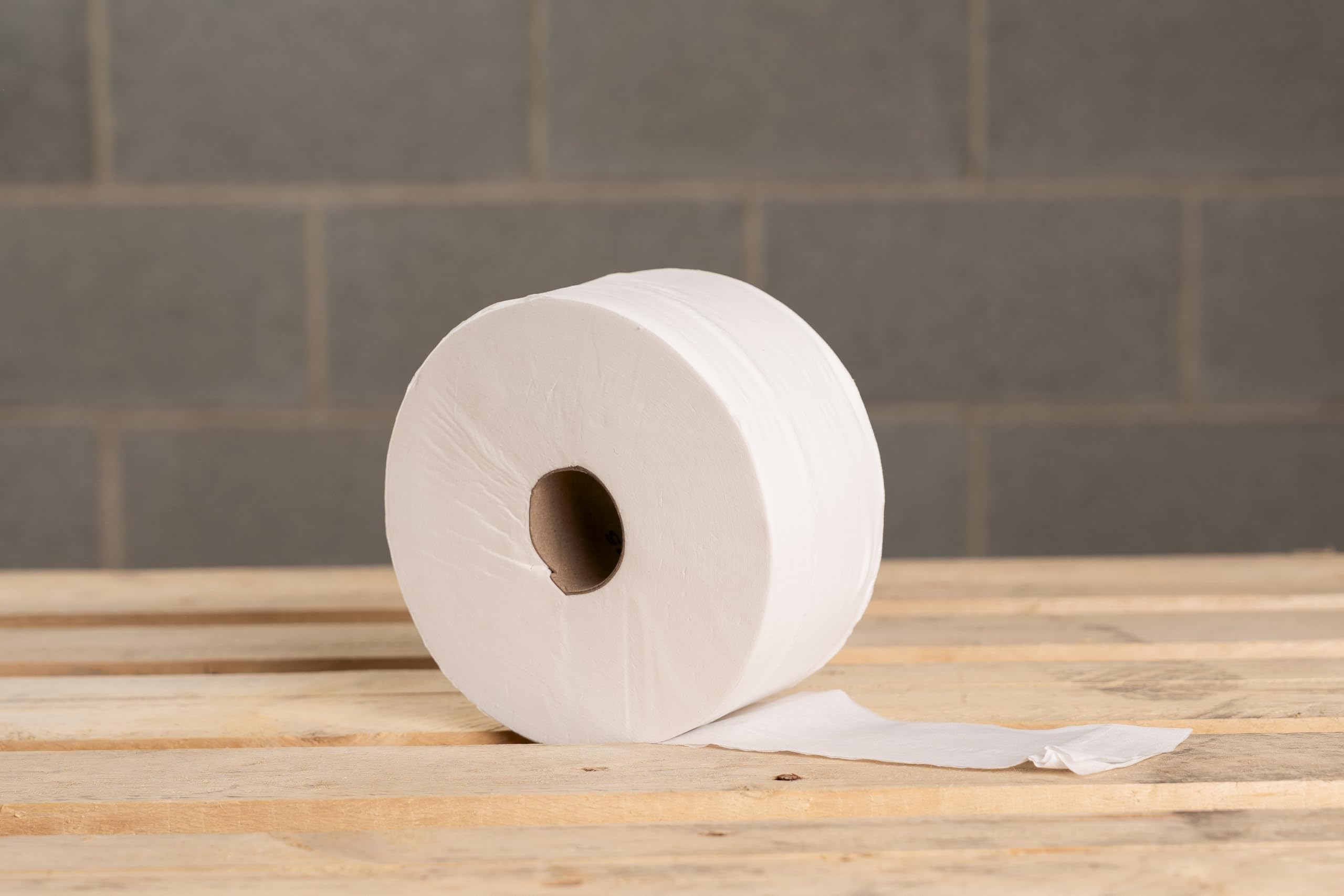 Papel Higiénico Industrial, 2 Capas, 160m x 90cm, 18 Rollos, Precorte 40cm | Papel WC Industrial