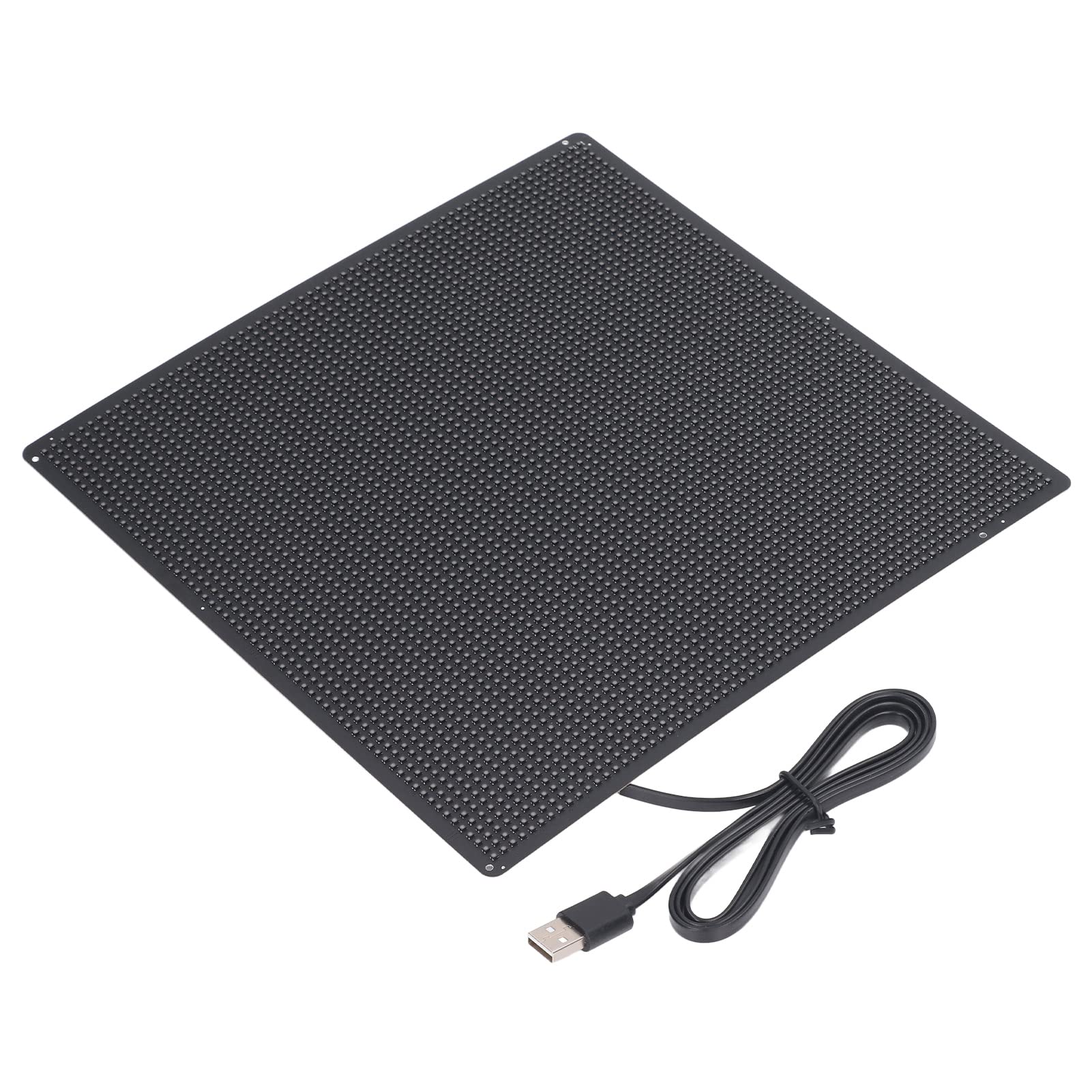 TOPINCN Display a Scorrimento Luminoso Personalizzabile con Segnaletica per Finestra a LED per Negozi Al Dettaglio Risoluzione 64x64 Alimentata Tramite USB