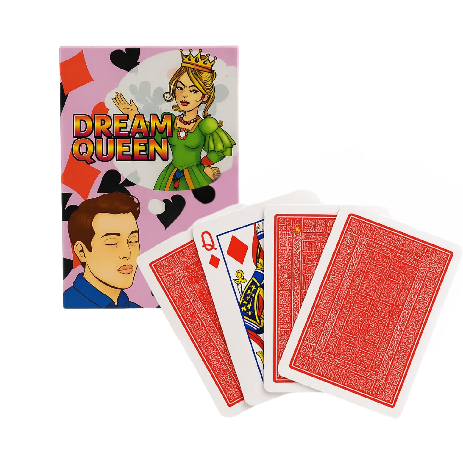 MilesMagic Dream Queen Magic Trick | Magician’s Mentalism Illusion Card Gimmick | Easy to Perform Queen Prediction Effect | Beginner & Professional Magic Props