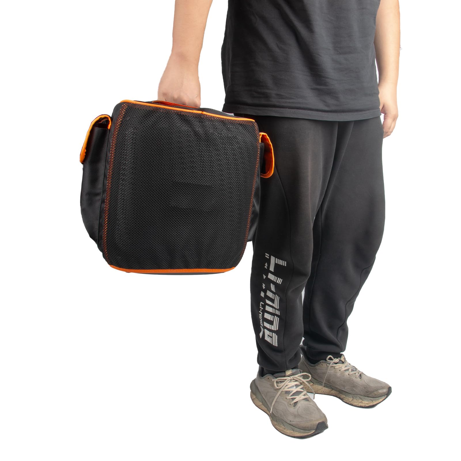 Housse de protection pour PartyBox Encore Essential 2, double couche de protection, résistante aux rayures, housse anti-poussière, étui sur mesure pour enceinte, manche en maille, avec 2 poches de