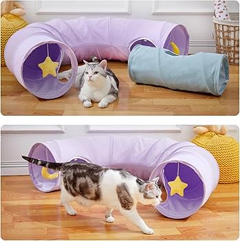 Amazon.co.jp: PAOPO 猫トンネル 屋内猫用 特大猫トンネル 取り外し