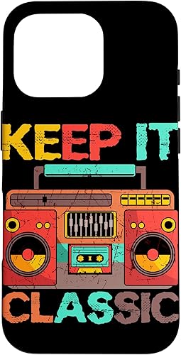 Miniatura 20 de Keep It Classic Radio 80s 90s Retro Vintage Cassette Player Funda para iPhone 17 Pro Max