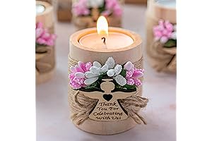 Baptism Favors Girl Angel Candle Holder