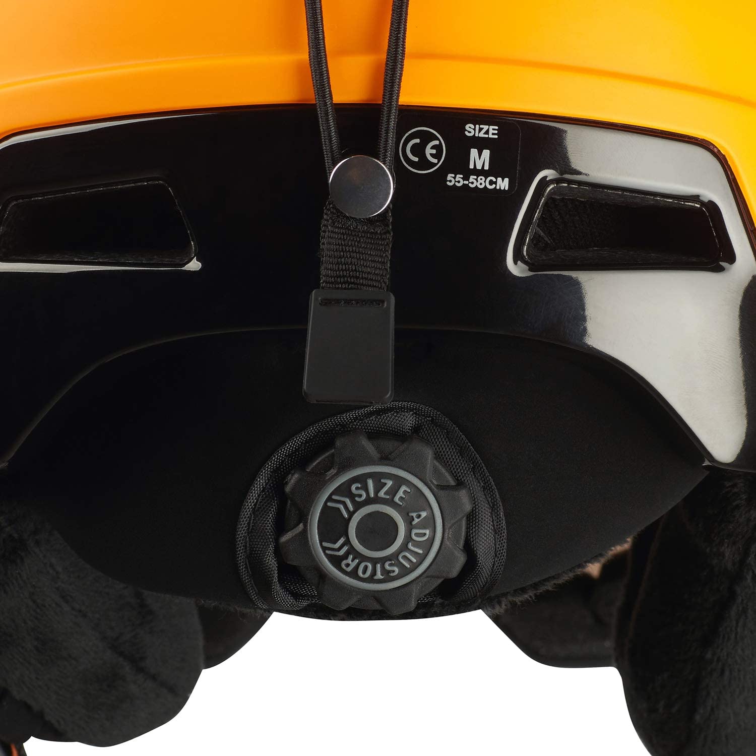 BLACK CREVICE Casco da sci Vail I Casco da sci con visiera stile pilota in diversi colori I Casco da sci per Uomo & Donna I Casco da sci in policarbonato I Casco traspirante I Regolabile