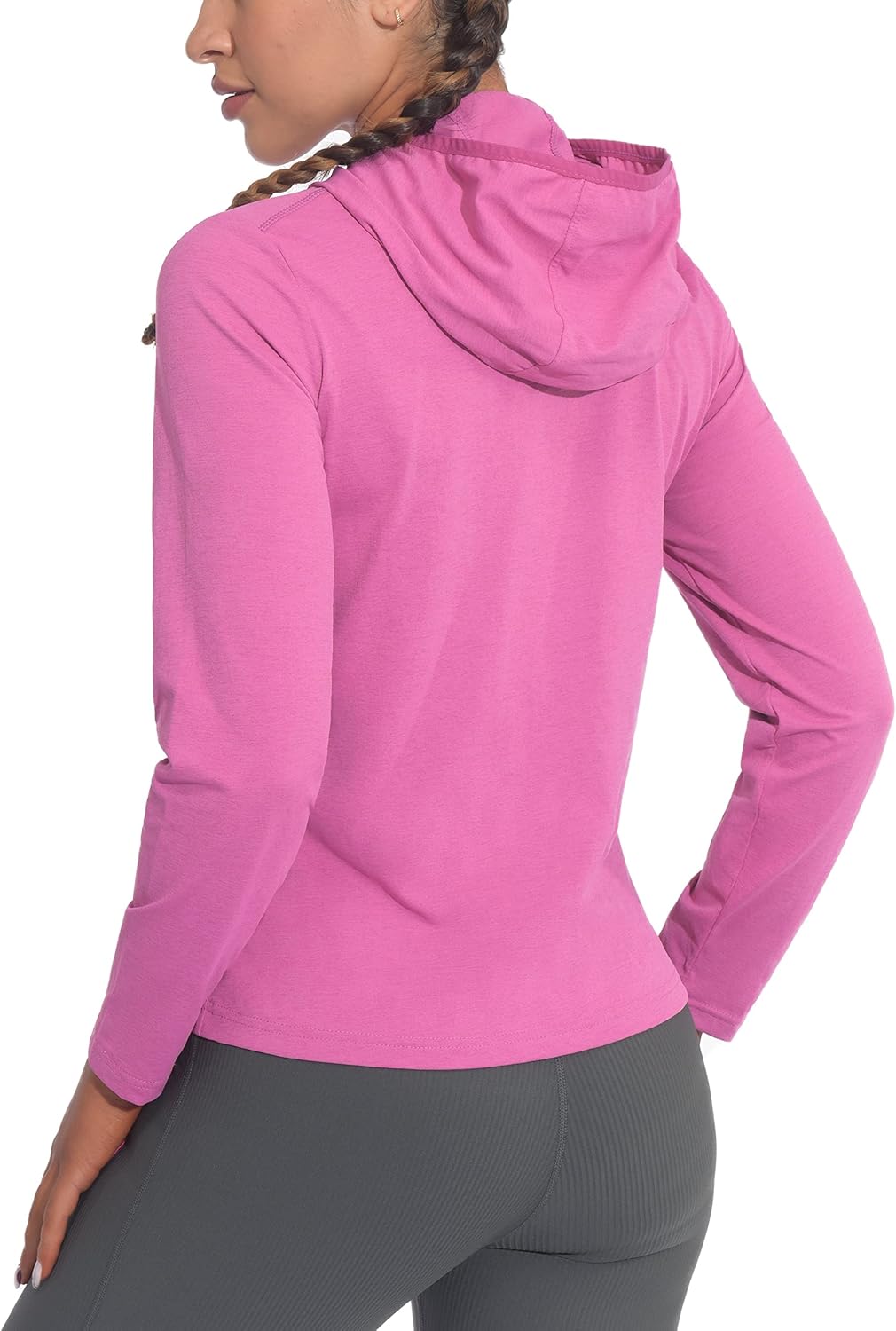 Little Donkey Andy Women's UPF 50+ Sun Protection Hoodie Jacket Long Sleeve Performance Sun Shirt with Pockets