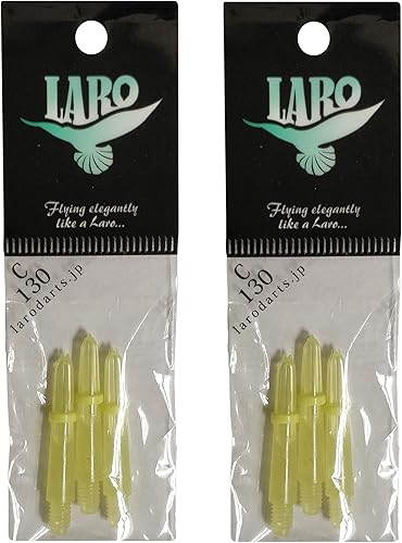 Miniatura 68 de Cañas de dardo de carbono – Bloqueadas y silenciosas (giratorias) – 9 tamaños – para dardos de punta suave y punta de acero – Ligeras, duraderas