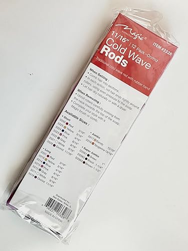 Miniatura 2 de 1116"  Paquete de 12 varillas de onda fría orquídea