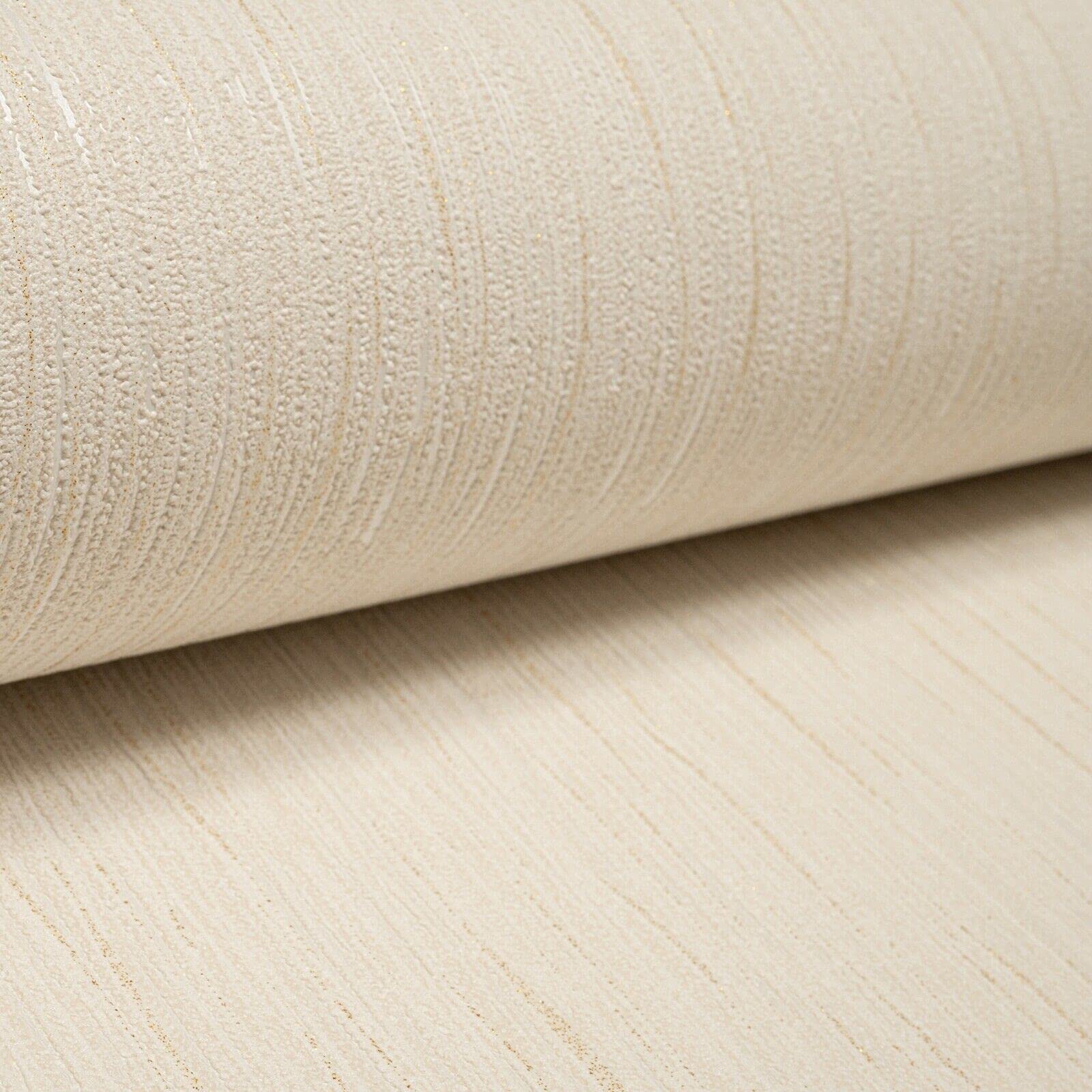 Sophie Laurence Sample - Gold Plain Gold Metallic Glitter Textured Wallpaper For Living Room