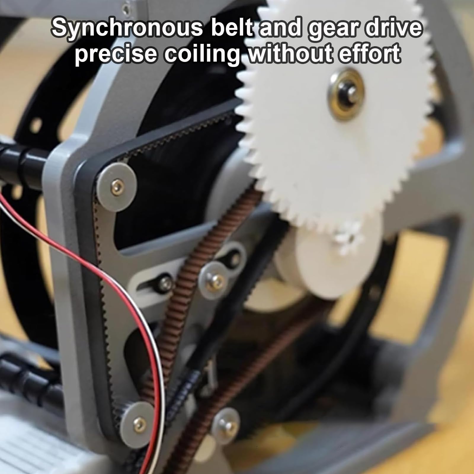 Rebobinador de filamento 3D y rebobinador automático, arranque y parada inteligente, sin enredos, para bobinas de 1 kg, esencial para entusiastas de la impresión 3D, suministros de soldadura y