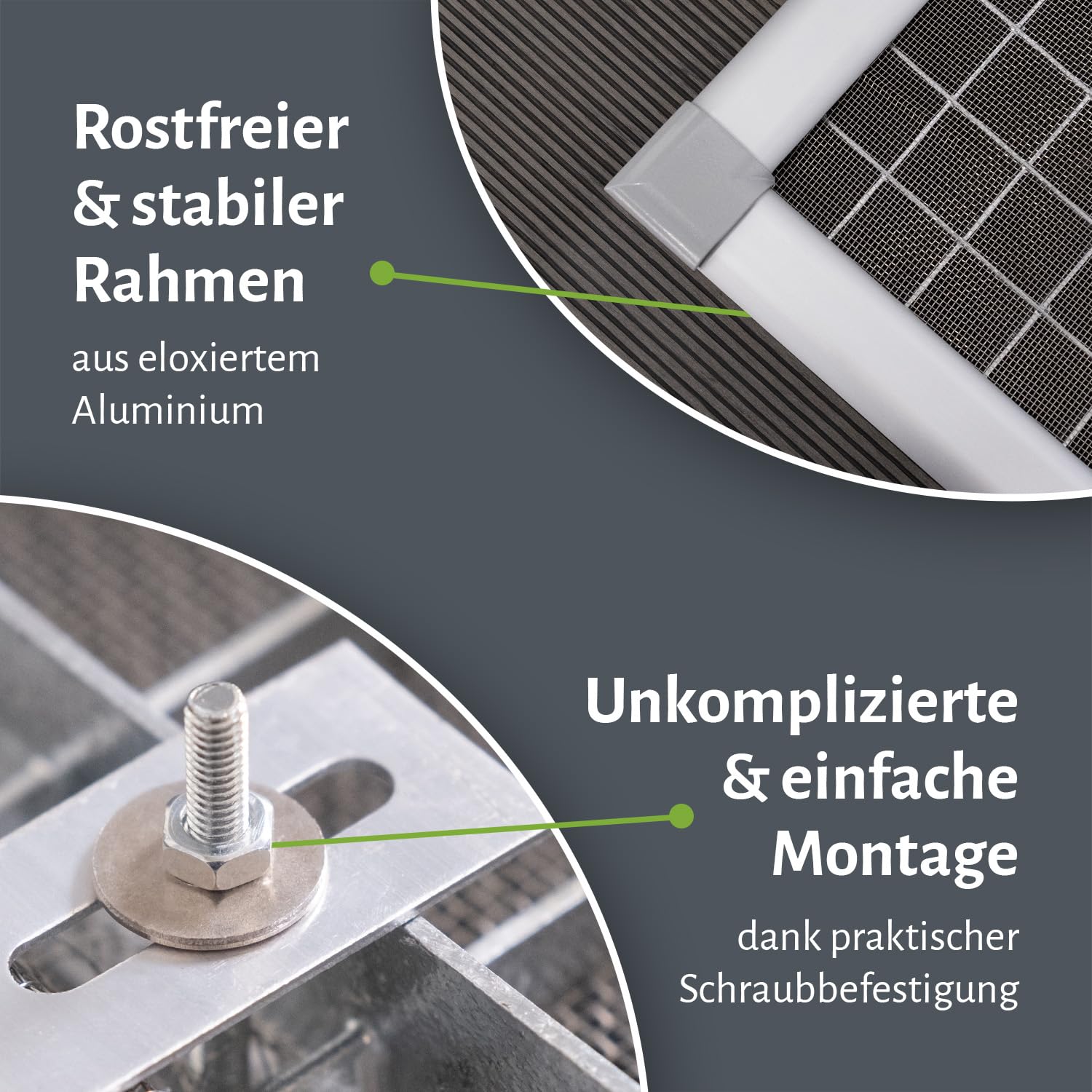 empasa Lichtschachtabdeckung Kellerschachtabdeckung mit Alu-Rahmen 'Profi' als kürzbarer Selbstbausatz, Material: Edelstahl-Gewebe, Größe: 60 x 115 cm
