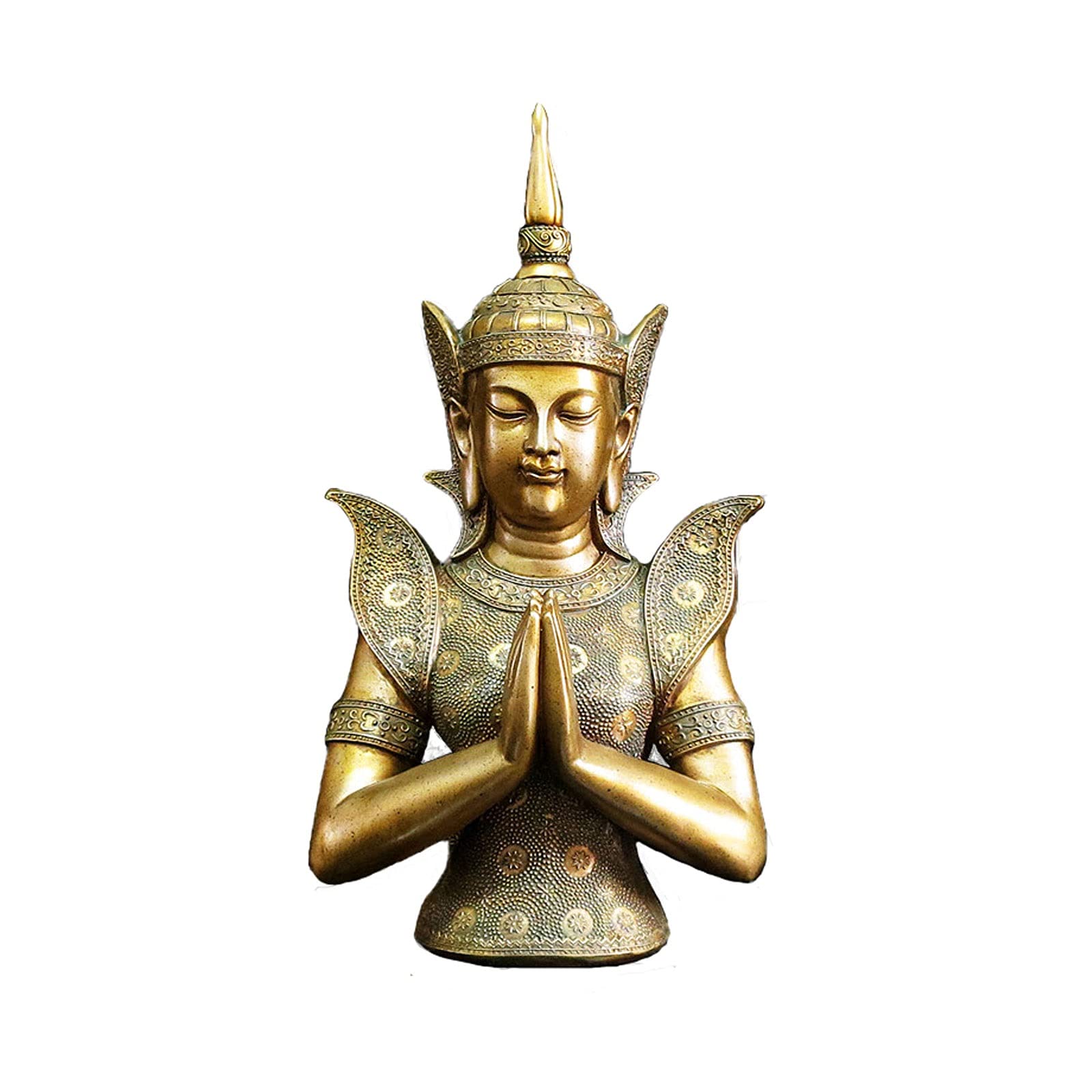 Amazon.co.jp: 彫刻の装飾 タイ仏像置物の工芸品華やかな南東アジアの