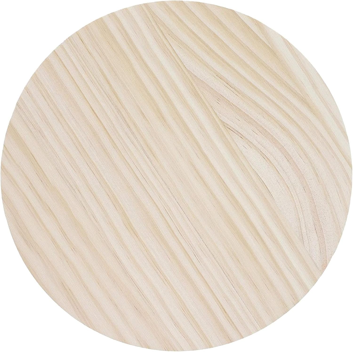 Bright Creations Unfinished Wood Bases - 8-Inch Edge-Glued Pine Rounds, 2-Pack - Smooth Surface for Painting & Decoupage - Wood Round Plaques & Wooden Discs for DIY Crafts