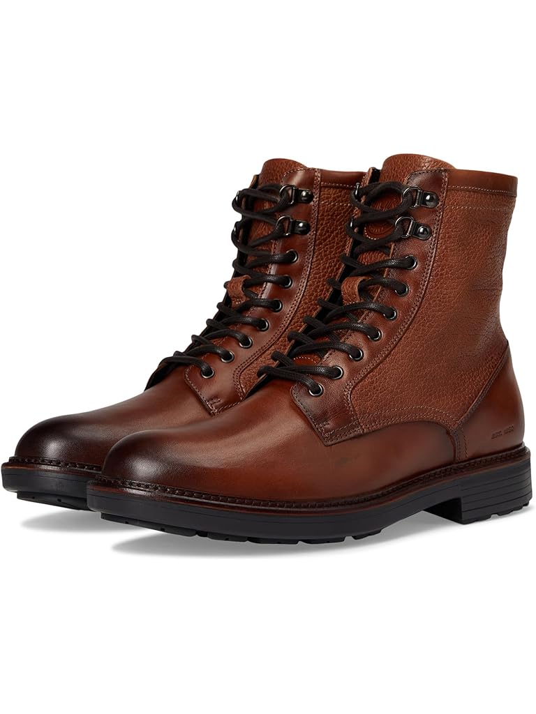 Brown Johnston & Murphy Latham Plain Toe Boots
