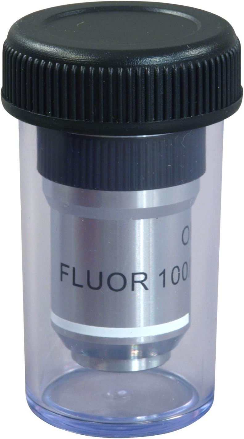 OMAX 100X Fluor Objective (o,s) for EPI-Fluorescent Microscope