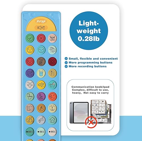 Miniatura 5 de Joyreal Dispositivo AAC para autismo, herramientas de comunicación no verbal para terapia del habla y rehabilitación de accidentes