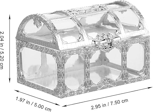 Miniatura 8 de Tratar 10 unids cajas de regalo de San Valentín Cofre del tesoro Cajas de dulces Contenedores de dulces Cajas de regalo de boda Cajas claras Cajas