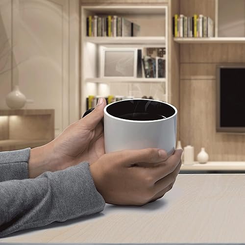 Miniatura 21 de Juego de 50 tazas de café grandes estilo bistro personalizadas de 16 onzas, paquete a granel personalizado, perfectas para café, té, expreso, cacao