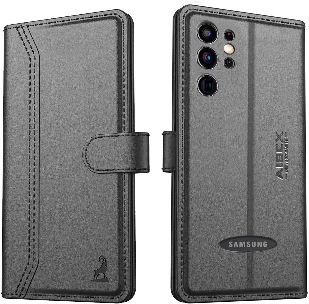 AIBEX ® Samsung Galaxy S23 Ultra 5G Flip Cover Leather Finish | Inside TPU with Card Pockets | Wallet Stand | Complete Protection Flip Case Green (B0BVRG792Y) Amazon Price History, Amazon Price Tracker
