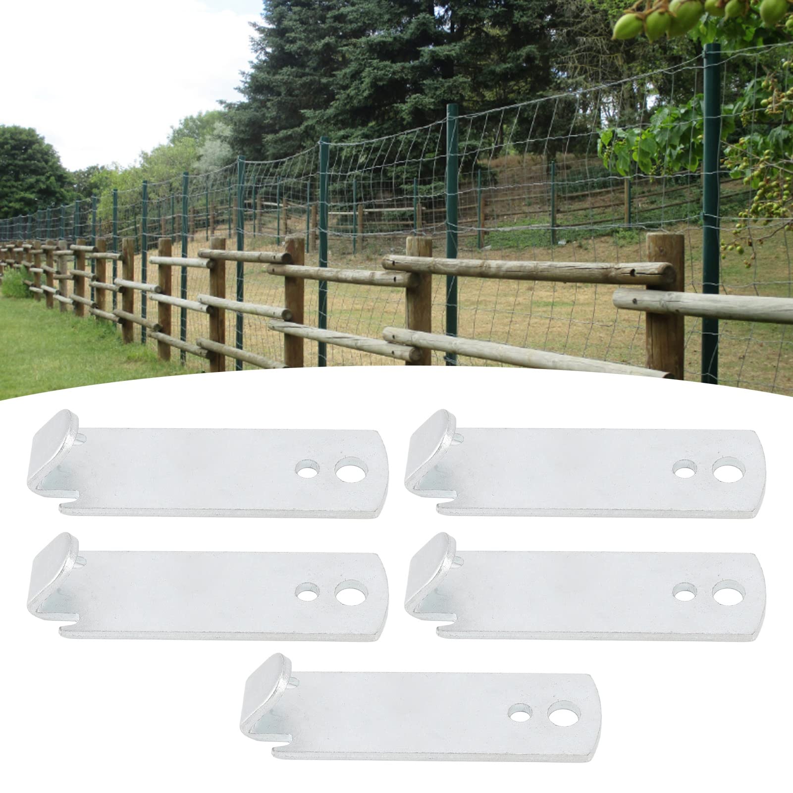 Pilipane 5Pcs Fence Wire Twist Tool for T Post Clips Steel Barb Fencing Agricultural Repair Hardware,Tensioning Tool,Repair Hardware Wire - Image 3