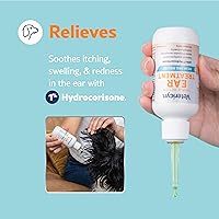 Vista 7 de Vetericyn Tratamiento de oído de triple acción para perros y gatos - Gotas para los oídos con 1% de hidrocortisona para el alivio de la infección