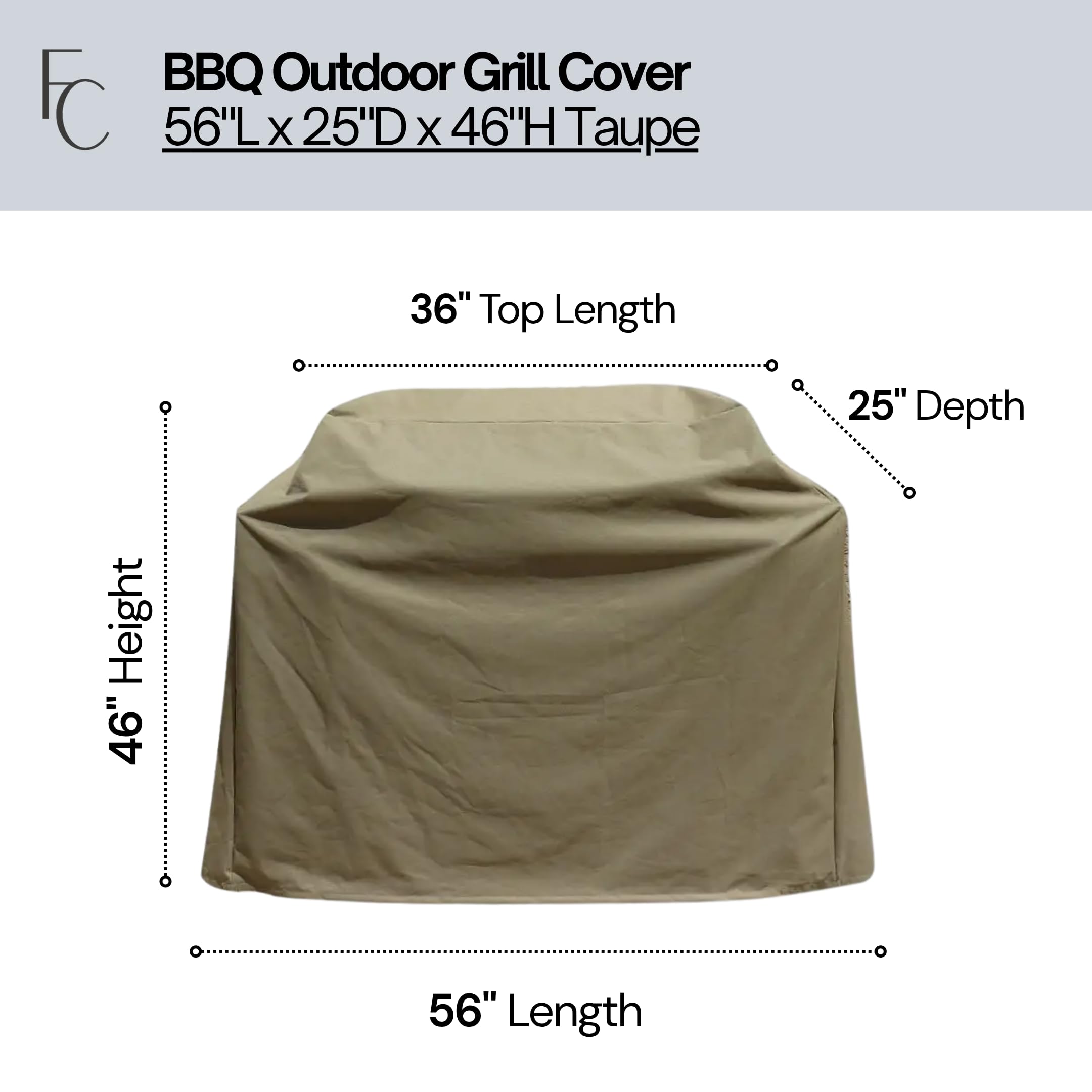 Formosa Covers Barbacoa de Gran Calibre, hasta 84 "Largo (36", 45 ", 56", 67,"75," 84 ")