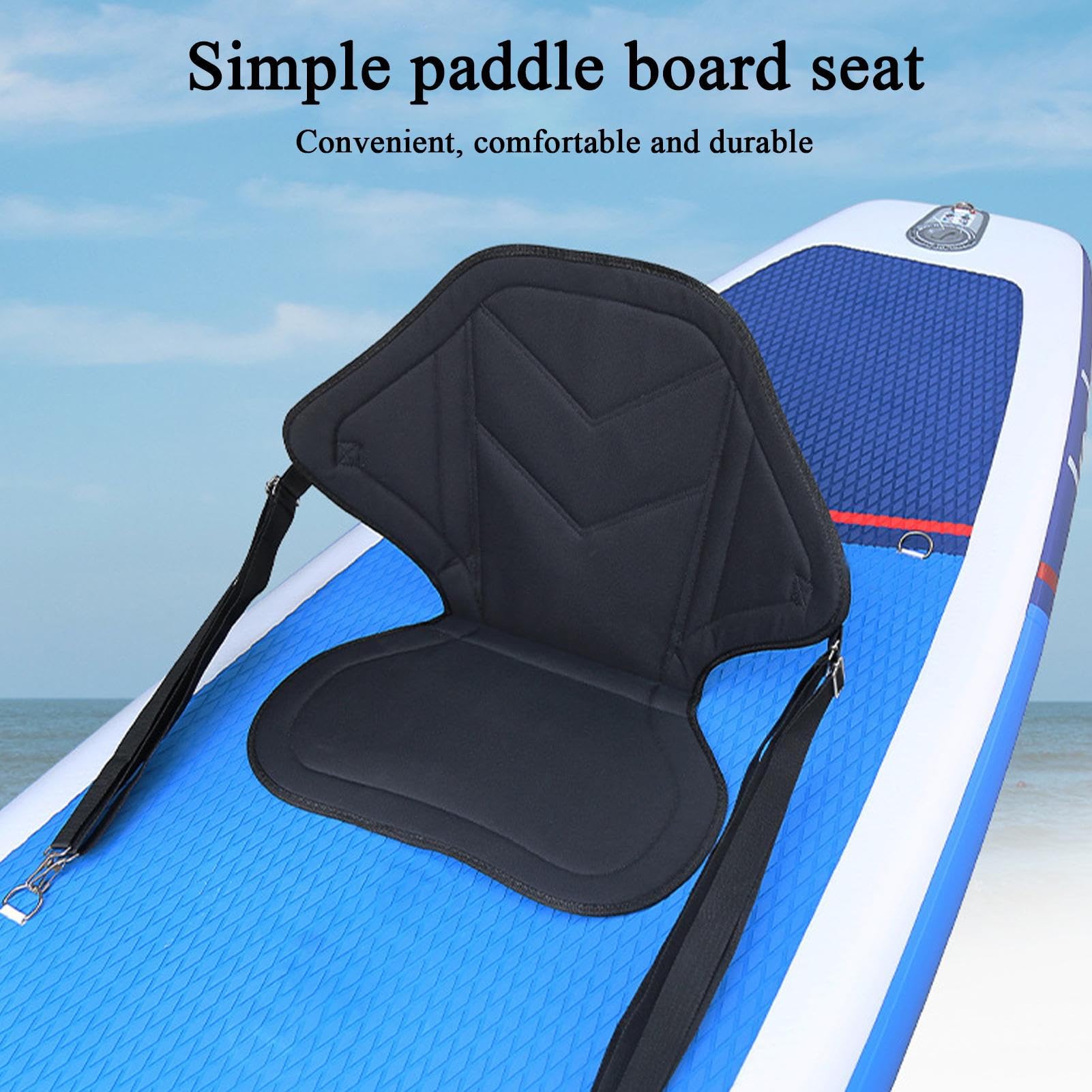 Paddleboard Sitz, Kanu Sitz, Klappbarer Einstellbarer Sitz Mit Rückenstütze Für Paddelboard Angeln Kanufahren