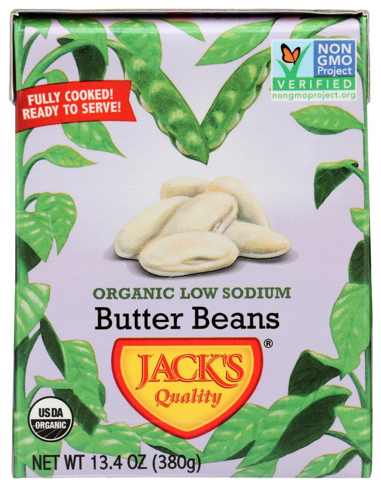 (NOT A CASE) Organic Low Sodium Butter Beans