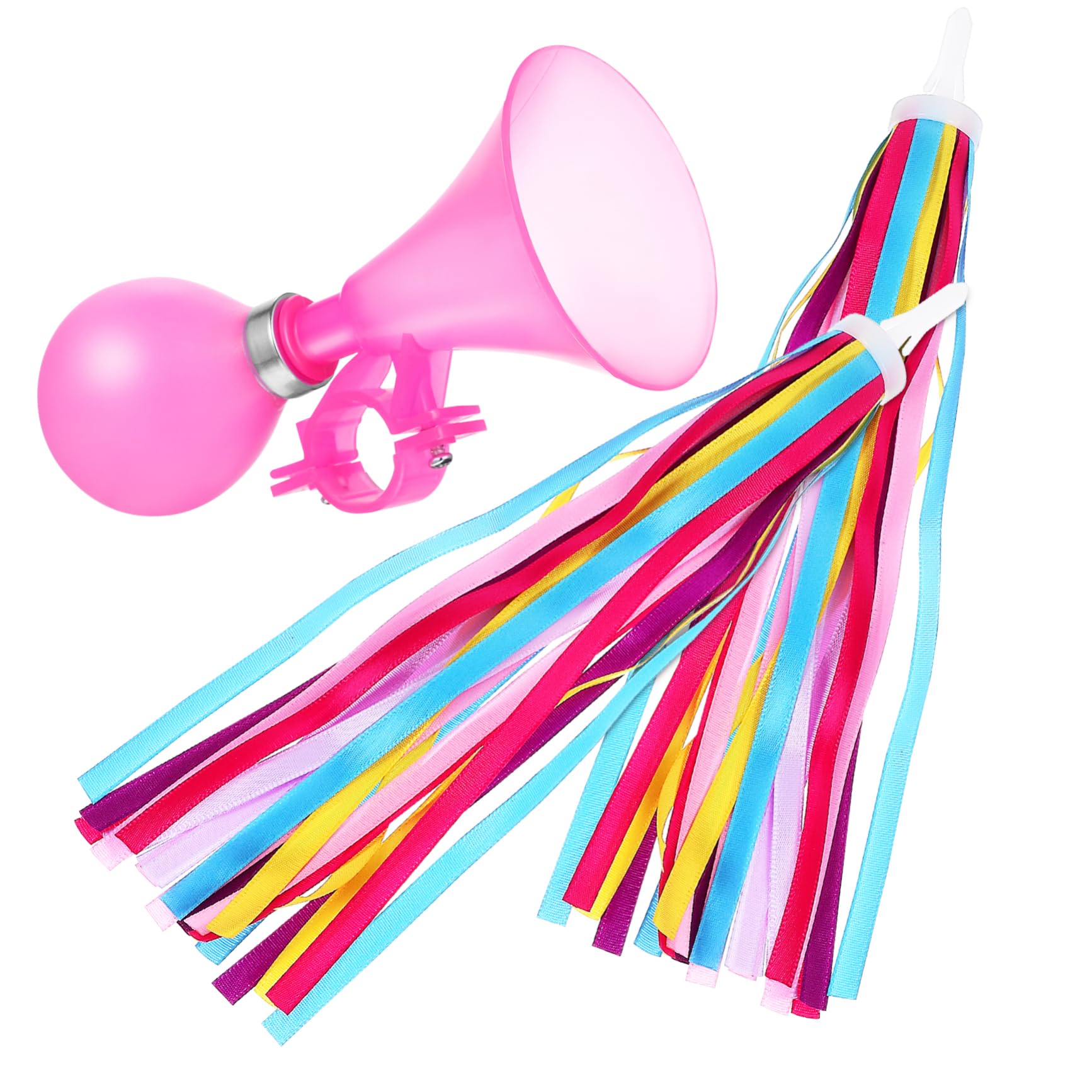 Toddmomy 1pcs Bike Horn Kids Bicycle Bell Fun Bike Horn Streamers for Boys/Girls