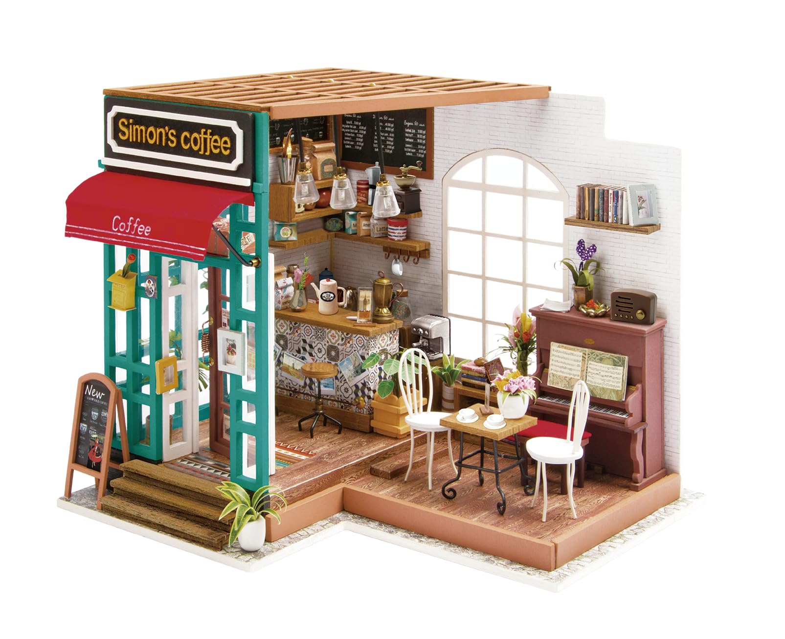 Amazon | RoWood DIY ミニチュア ドールハウスキット 家具付き 1:24
