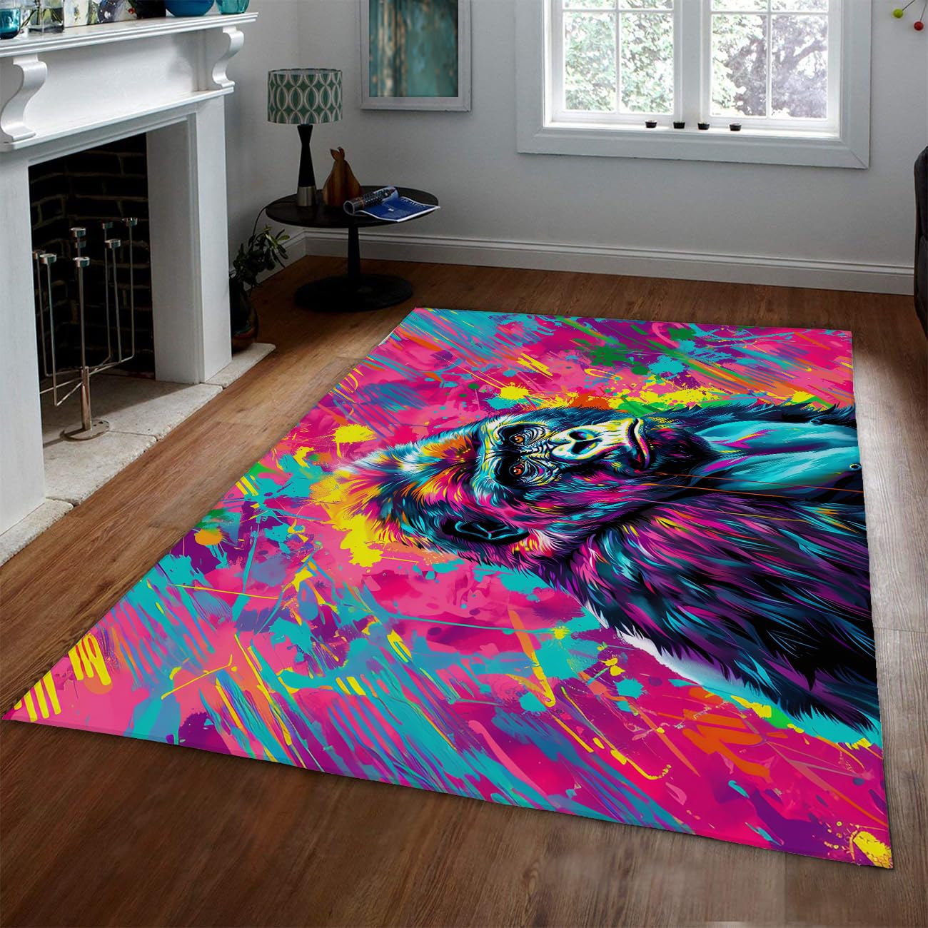 Tapis antidérapant lavable en machine pour couloir et cuisine anti-perte
