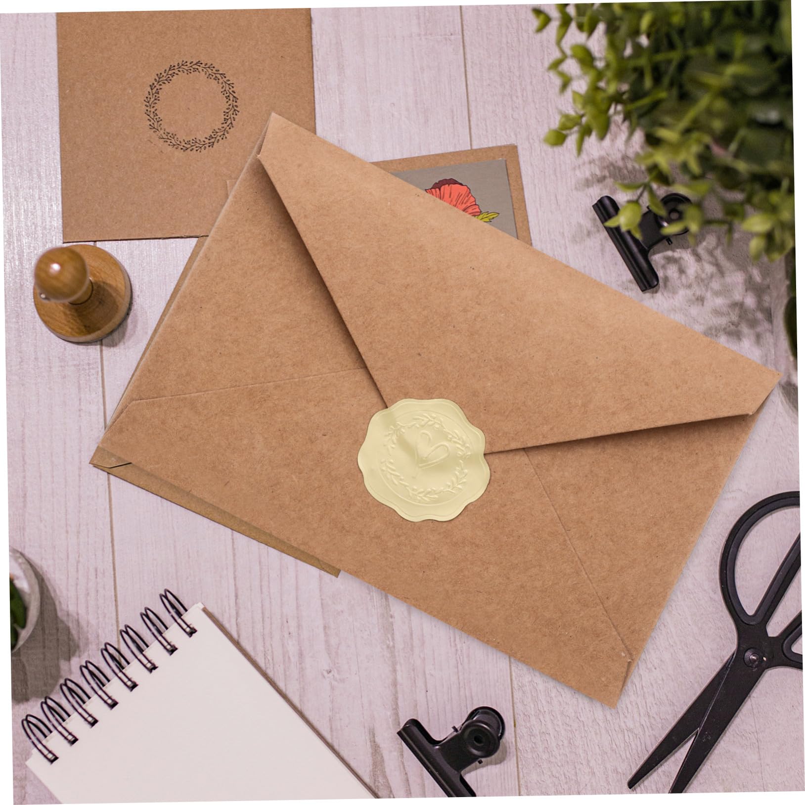 3 Set Buste Vintage in Carta Kraft per Inviti e Biglietti Accessori per Festival e Matrimoni Buste Eleganti e Compatte per Partecipazioni Adatte per Compleanni e Cerimonie