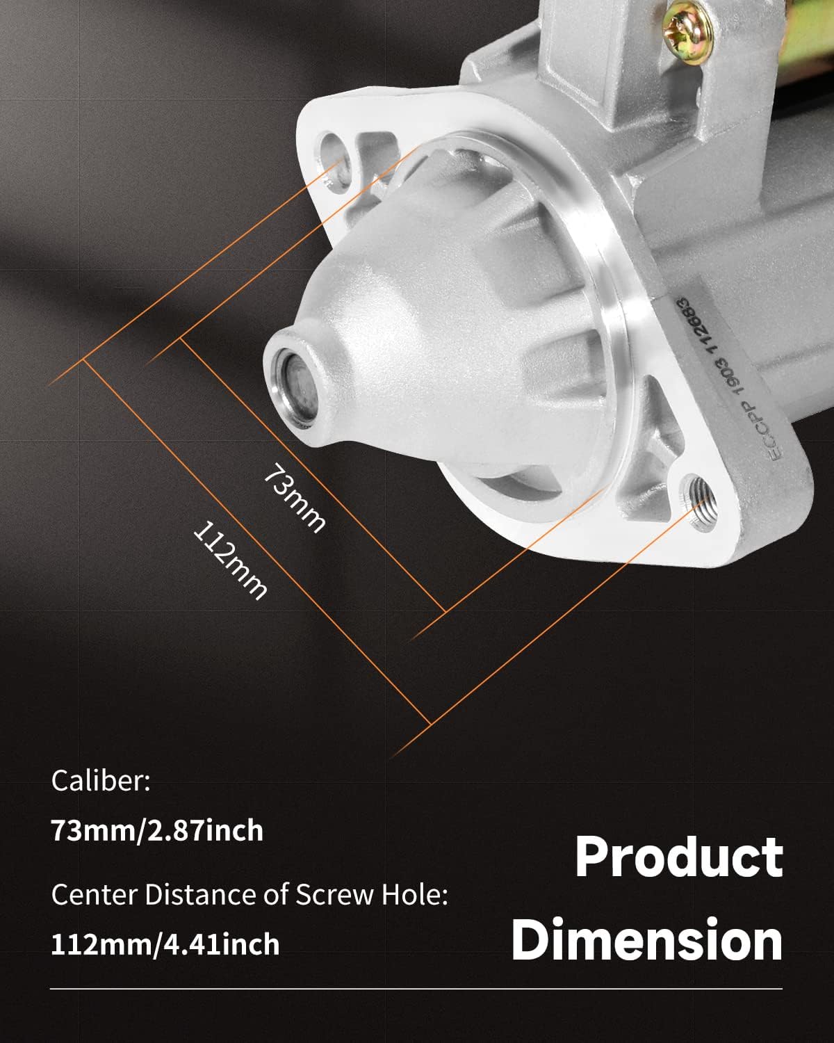 OCPTY Starter Starters Compatible 17841 SND0295 for Pontiac Vibe for Toyota Corolla/Matrix 2003 2004 2005 2006 2007 2008 1.8L