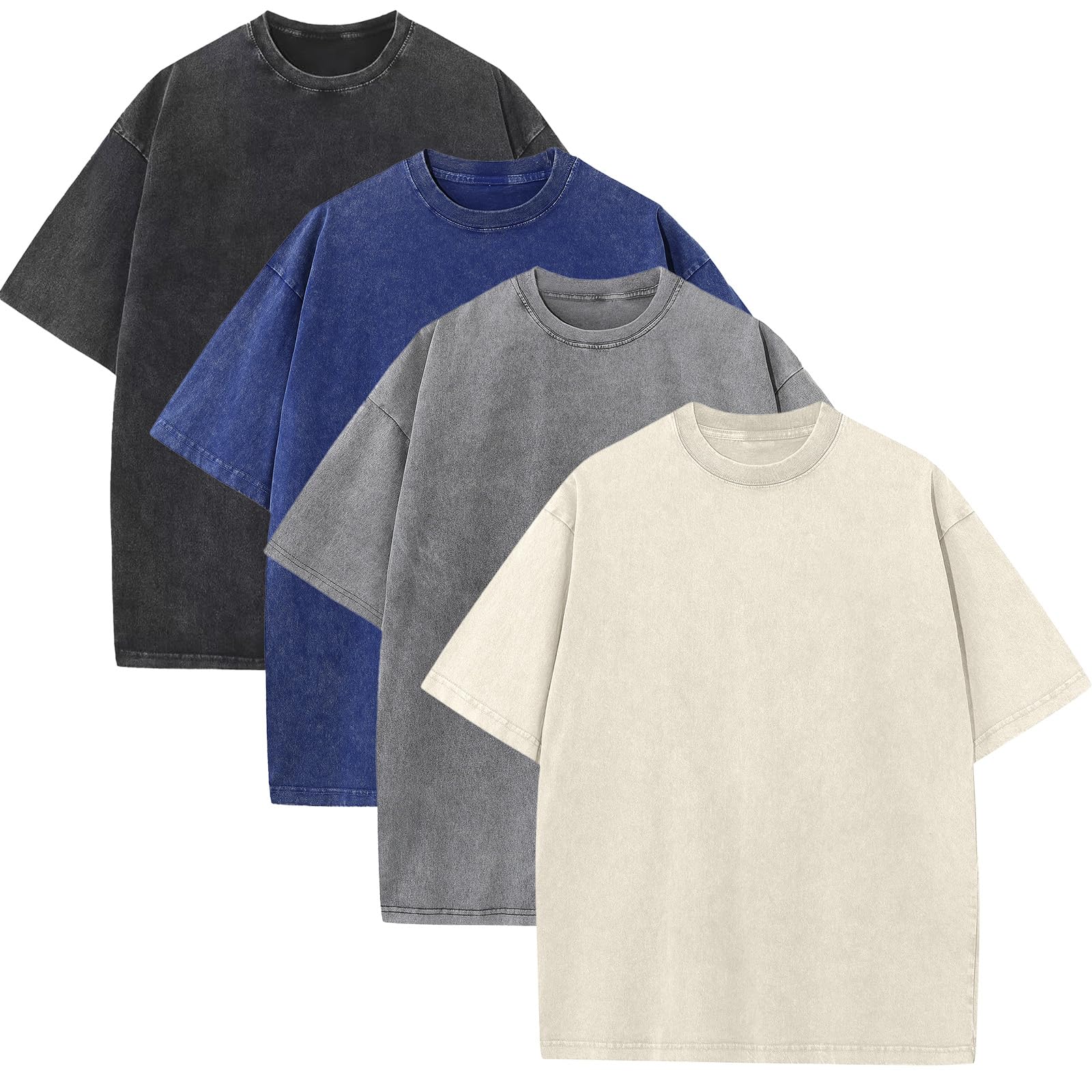 KEEPSHOWING Mens Acid Wash Tee