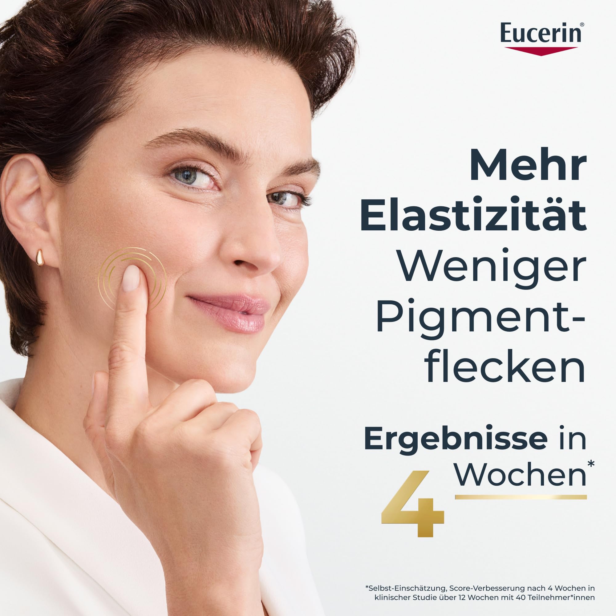 Eucerin Hyaluron-Filler + Elasticity 3D Serum 30 ml, Anti Aging Pflege | Gesichtsserum reduziert Pigmentflecken & tiefe Falten, verbessert die Hautelastizität, mit Hyaluronsäure & Thiamidol