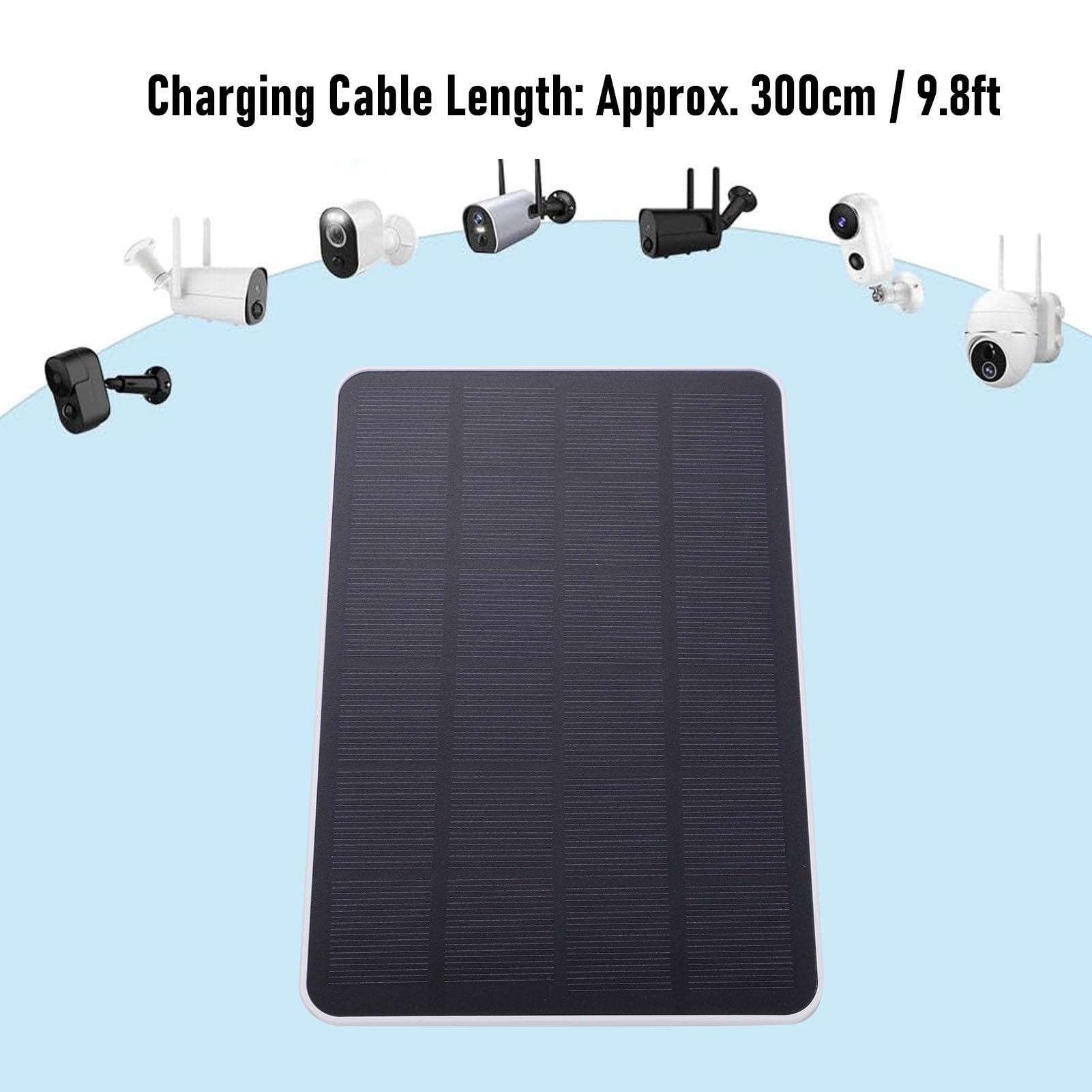 Tonysa 10W Solar Panel for Ring Security Camera