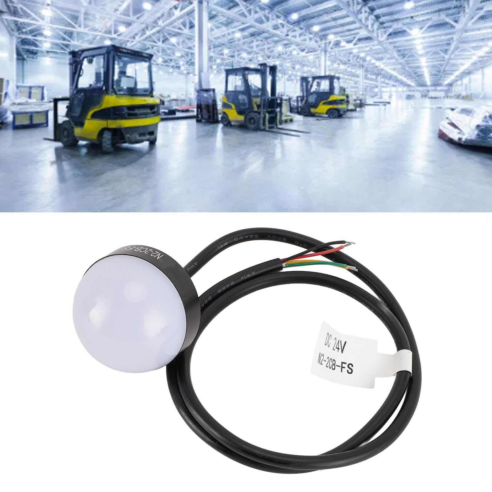 Luci di Avvertimento Industriale a LED da 24 V, 3 Colori Segnale Indicatore della Torre Lampada Impermeabilizzamento della Luce Continua, Luce di Segnalazione Industriale