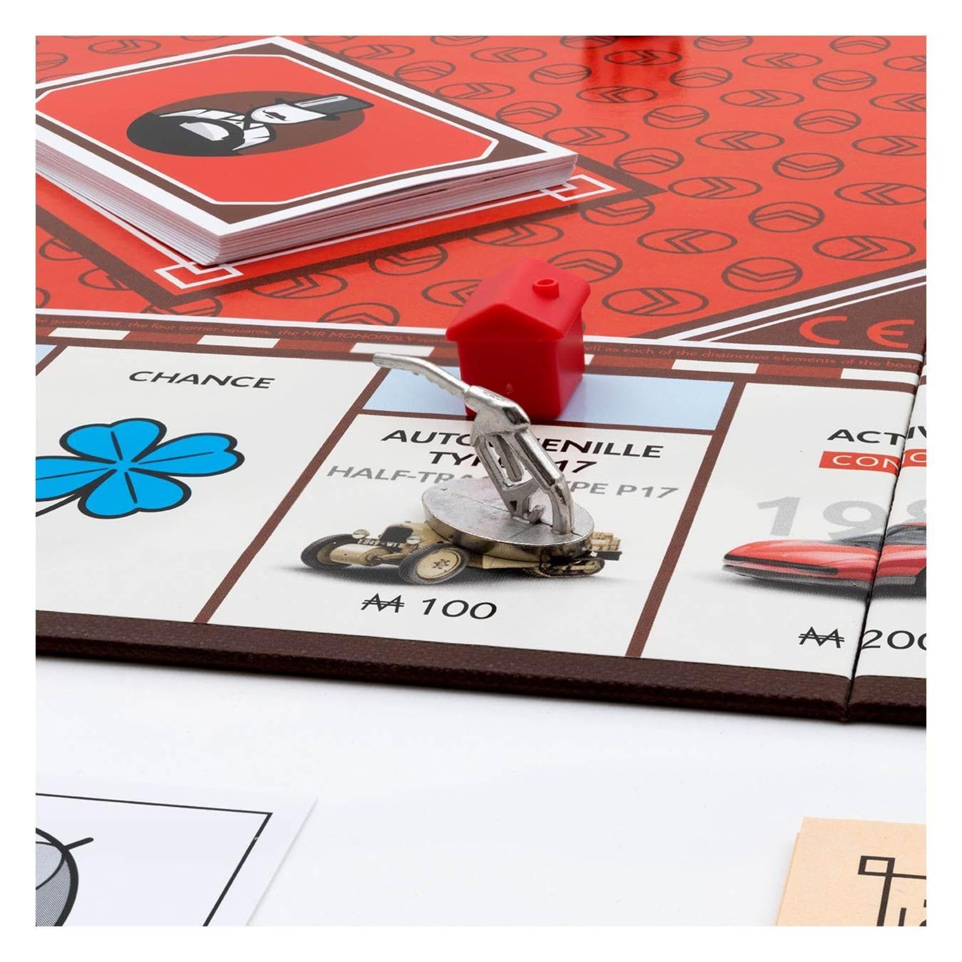 Citroën - Monopoly - Modèle Centenaire Édition Bilingue Français Anglais - Jeu de Société Collector Famille - Idée Cadeau pour Fans de Voitures - Produit Officiel de la Marque