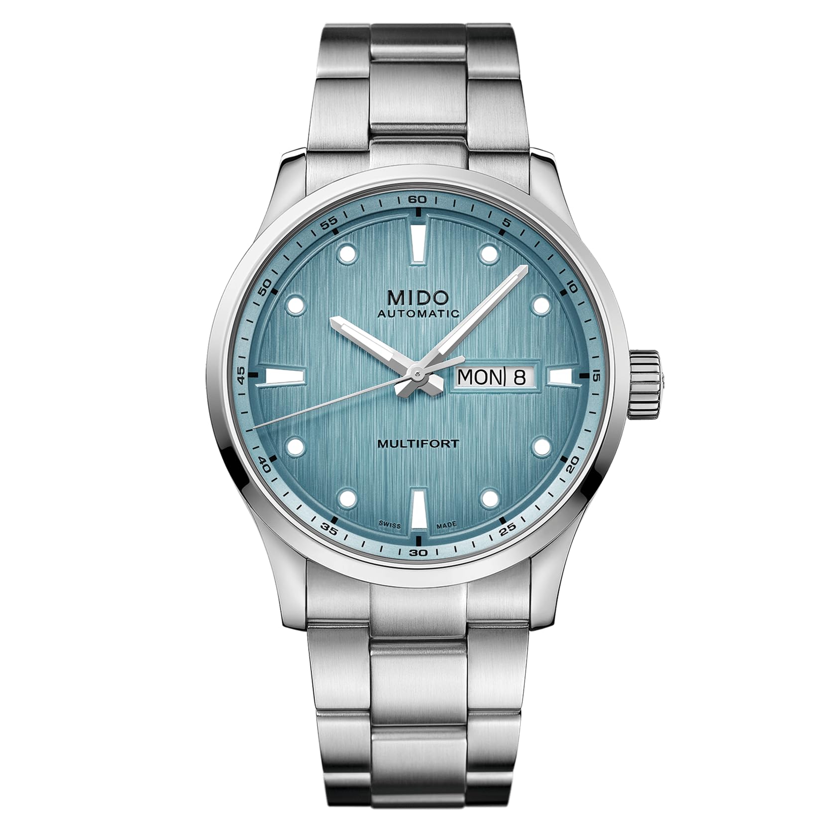 MIDO Herrenuhr Multifort M Freeze – Schweizer Automatikuhr, blaues Zifferblatt