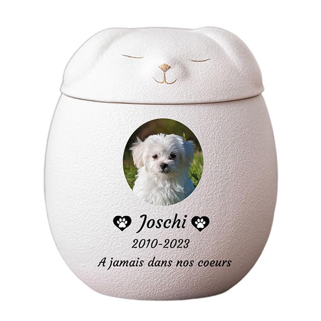 WXMYOZR Urnas De Mascotas para Cenizas De Perros, Urnas De Perros Personalizadas para Cenizas