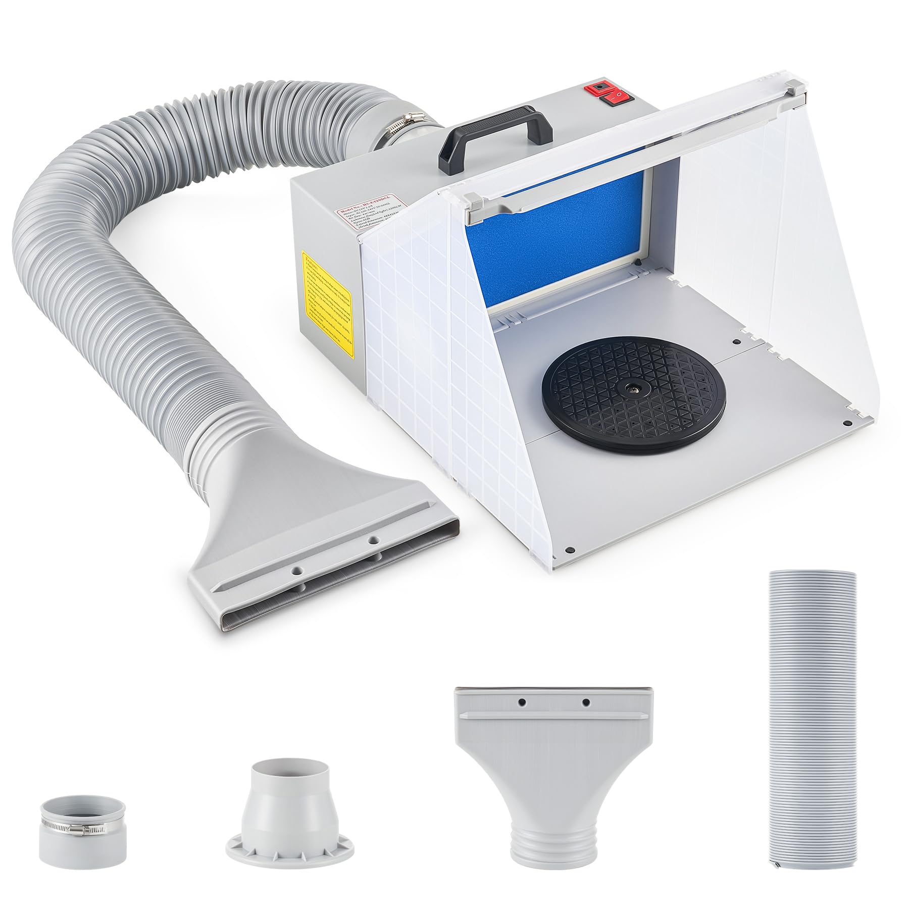 Cabine de peinture aérographe CO-Z avec lumières LED et ventilateur de 2m³/min