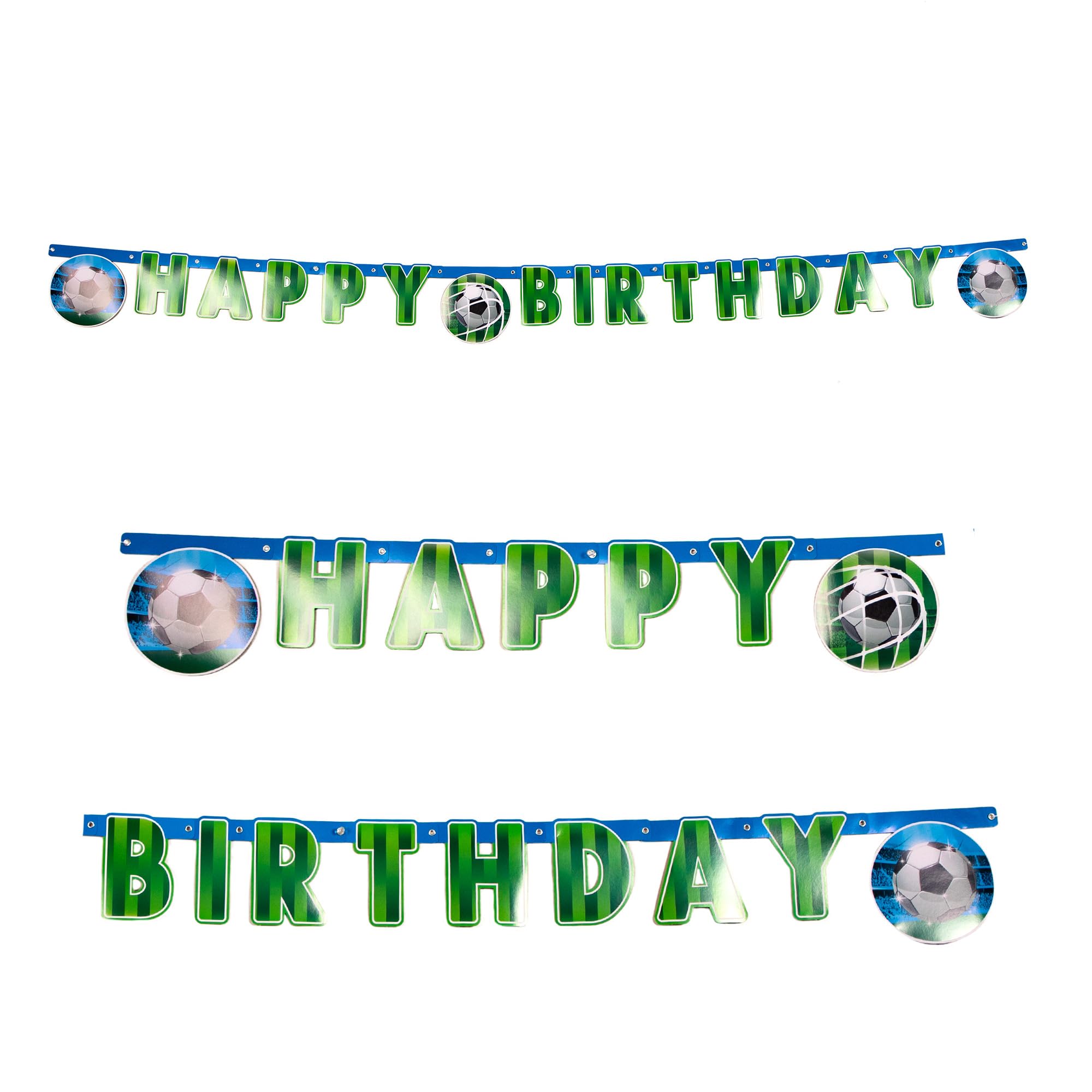 Procos - Banner Birthday Happy Birthday Ball Soccer Fans Party in Paper FSC, PR93751