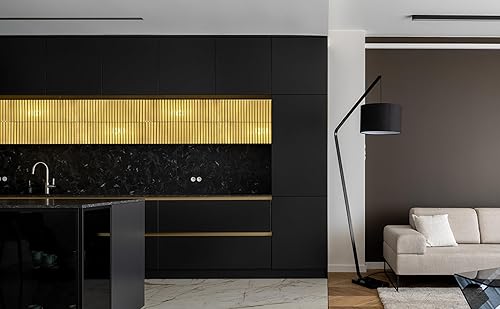 Miniatura 6 de MartelArt Azulejo de espejo plateado de mosaico de metal montado en malla de acero inoxidable plateado para cocina, baño, ducha, piso, chimenea,