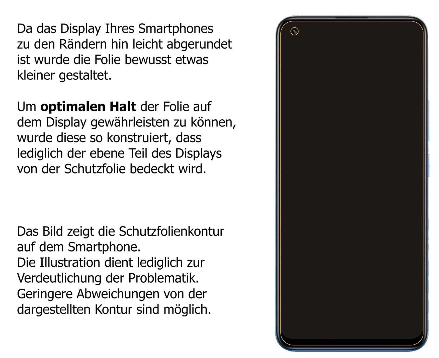dipos I Pellicola Protettiva antiriflesso Compatibile con Oppo Realme 8 Pellicola di Protezione