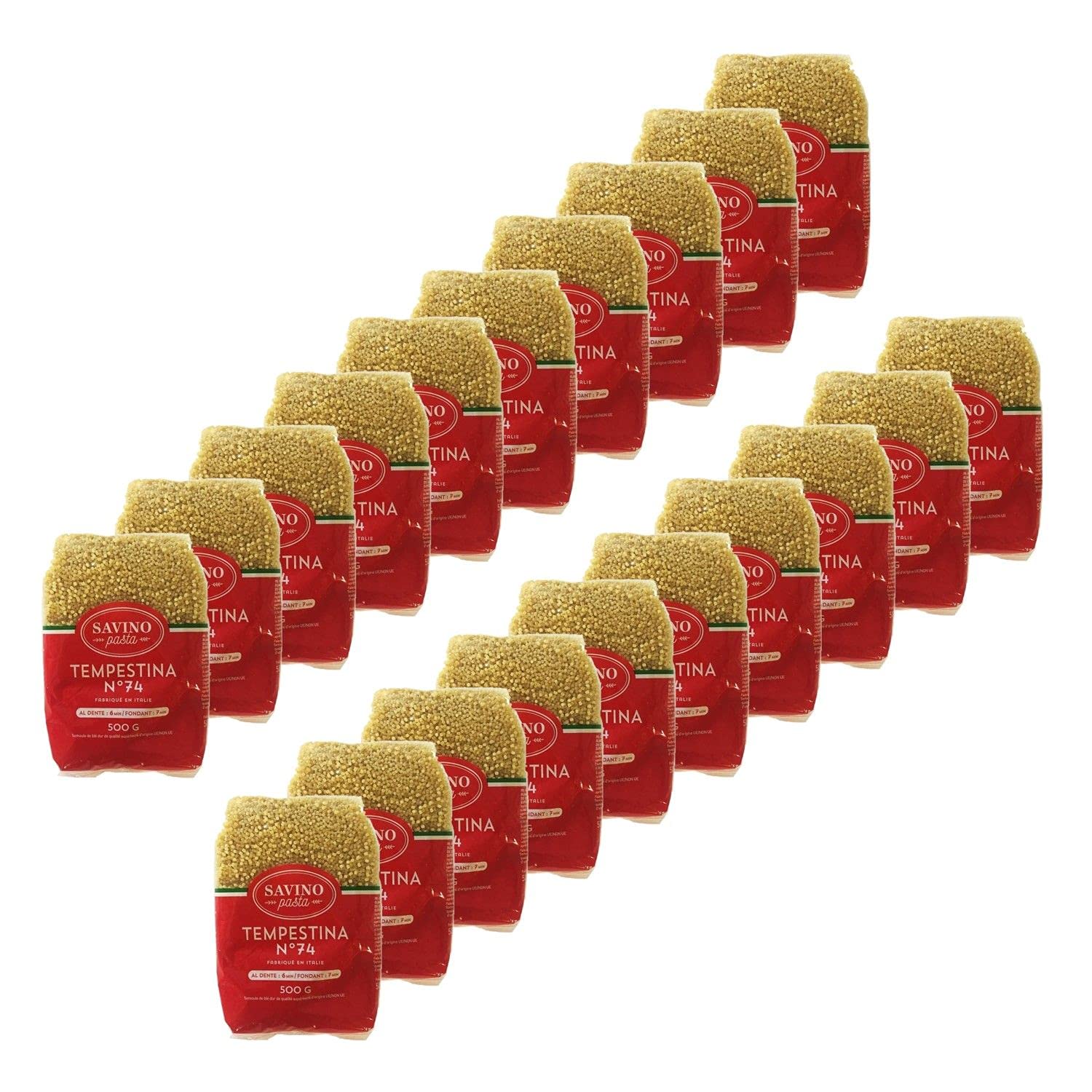 Tempestina n. 74 - Confezione da 20 paste piccole, confezione da 500 g