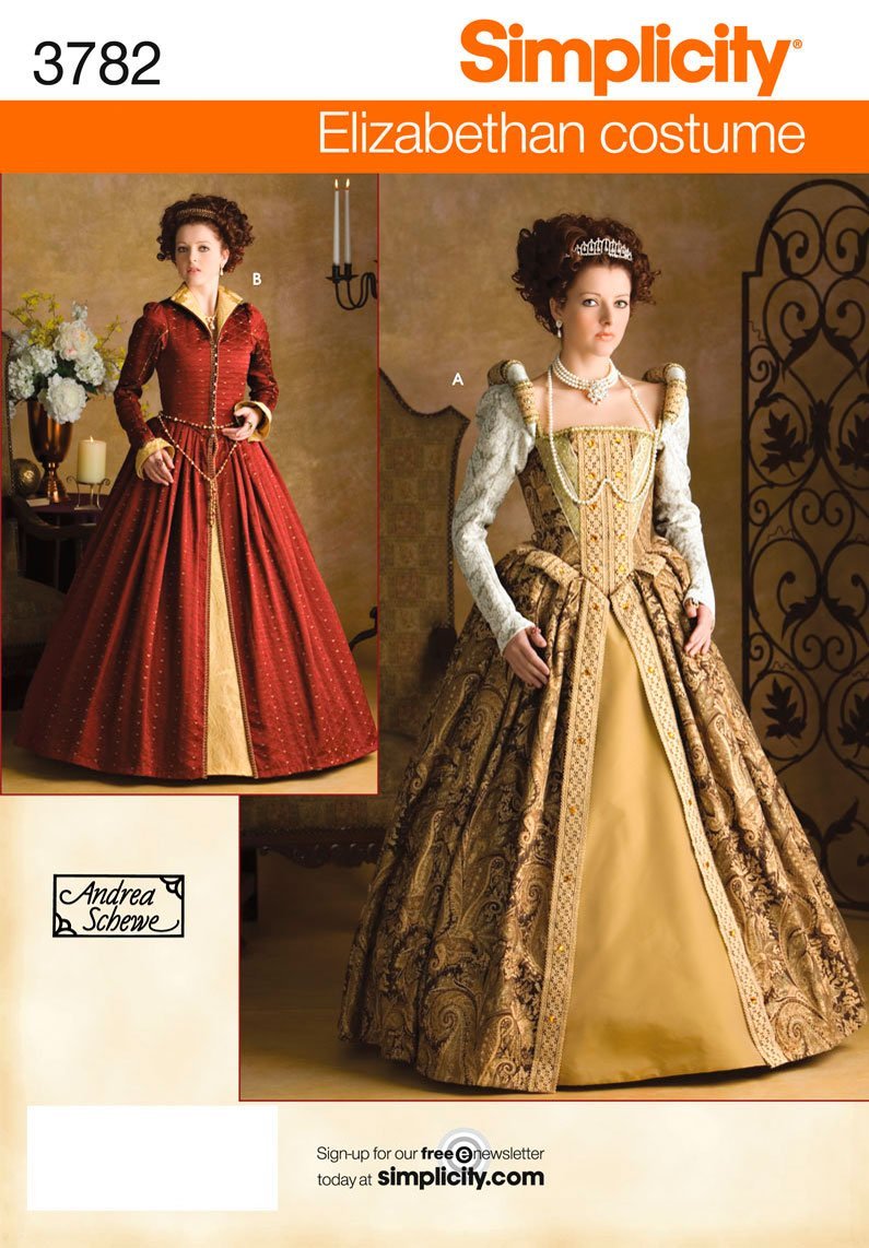 Amazon.com: Simplicity Andrea Schewe Pattern 3782 Misses Elizabethan Costume Dresses Sizes 6-8-10-12 : Arts, Crafts & Sewing amazon-com-simplicity-andrea-schewe-pattern-3782-misses-elizabethan-costume-dresses-sizes-6-8-10-12-arts-crafts-sewing