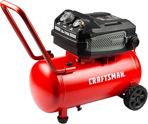 Craftsman 10-Gallon Air Compressor, 1.8 HP, Max 175 PSI, 4.0